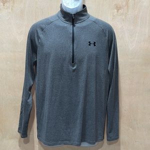 Men's Under Armour athletic 1/4 zip pullover HeatGear